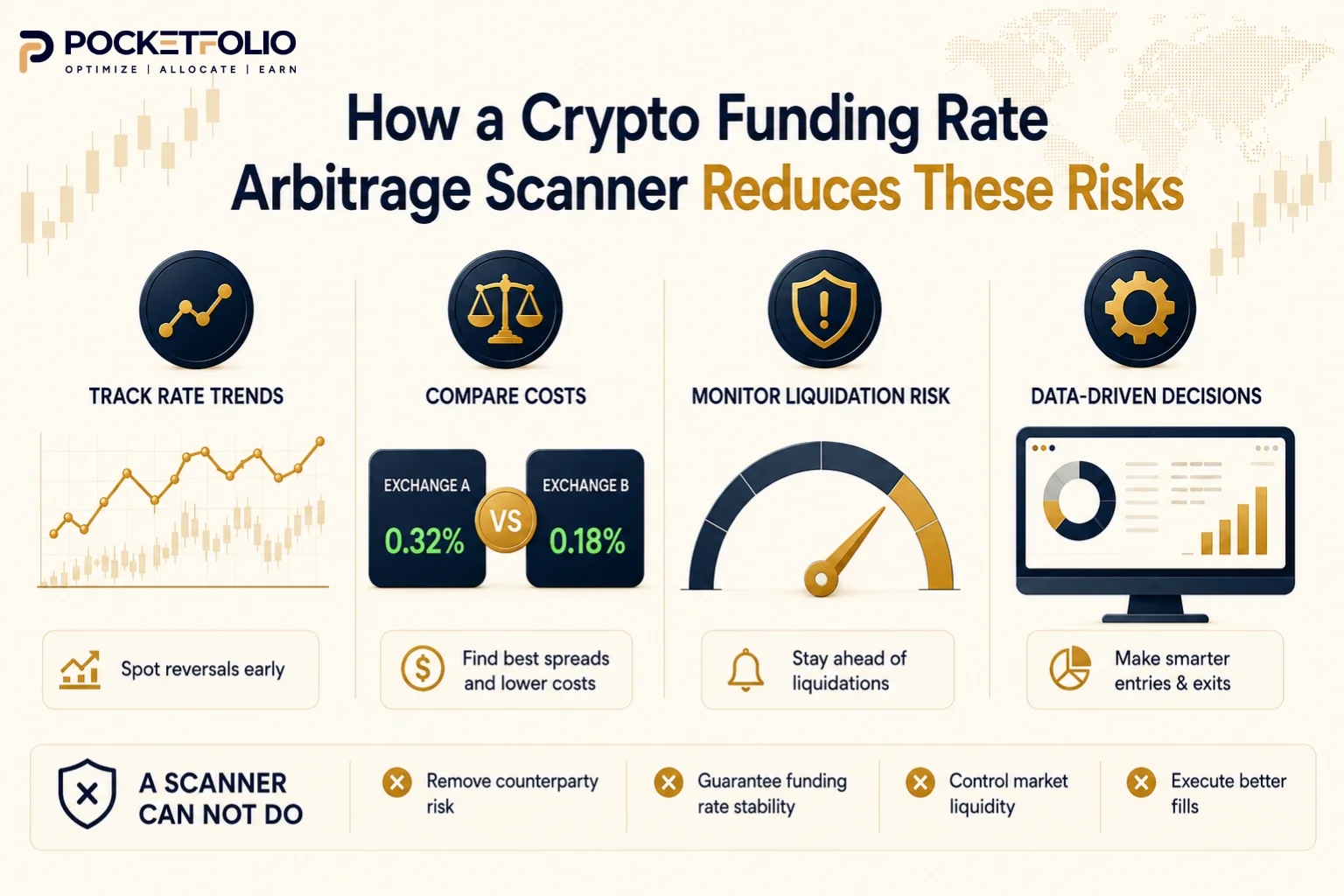 How a crypto funding rate arbitrage scanner reduces trading risks