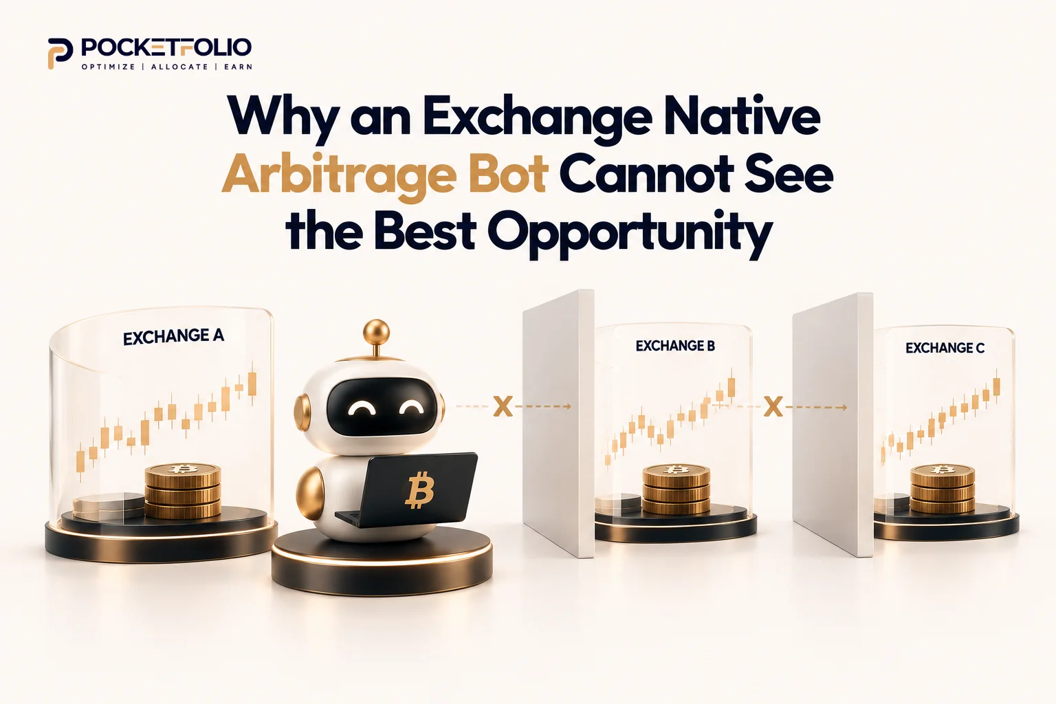 Why an Exchange Native Arbitrage Bot Cannot See the Best Opportunity